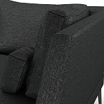 Мебельная ткань Шенилл черный цвет 138 см T4-35 варинант исполнения - 6 | Loft Concept в Екатеринбурге