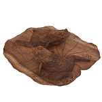 Статуэтка деревянная в виде лягушек Pair of Frogs варинант исполнения - 1 | Loft Concept в Екатеринбурге