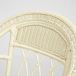 Комплект уличной мебели из ротанга Clara белый варинант исполнения - 4 | Loft Concept в Екатеринбурге