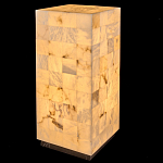 Торшер прямоугольный из натурального камня Calcite Geometry варинант исполнения - 12 | Loft Concept в Екатеринбурге