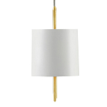 Люстра прямоугольная с белыми цилиндрическими абажурами White Ribbon варинант исполнения - 2 | Loft Concept в Екатеринбурге