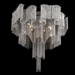 Люстра потолочная с металлическими цепочками Диаметр 99 см Atlantis Chain варинант исполнения - 3 | Loft Concept в Екатеринбурге