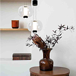 Подвесной светильник с прозрачным рифленым стеклянным плафоном Aurora Bloom варинант исполнения - 2 | Loft Concept в Екатеринбурге