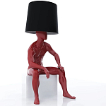 Лампа MALE MANNEQUIN LAMP с абажуром варинант исполнения - 1 | Loft Concept в Екатеринбурге