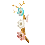 Бра с цветочным декором Miscellaneous herbs варинант исполнения - 2 | Loft Concept в Екатеринбурге