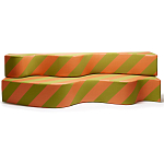 Дизайнерский модульный диван волнистой формы с цветным принтом Poltronova Superonda Sofa варинант исполнения - 4 | Loft Concept в Екатеринбурге