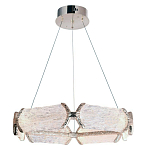 Люстра кольцевая с текстурным природным рисунком IceFlame варинант исполнения - 8 | Loft Concept в Екатеринбурге