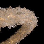 Люстра круглая с натуральным горным хрусталем Crystal Shimmer варинант исполнения - 4 | Loft Concept в Екатеринбурге