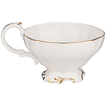 Чайный набор  белого цвета из фарфора на 6 персон 12 предметов Shine Porcelain варинант исполнения - 2 | Loft Concept в Екатеринбурге