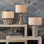 Настольная лампа с каркасом с состаренным эффектом Ancient Column варинант исполнения - 4 | Loft Concept в Екатеринбурге