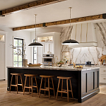 Подвесной светильник с широким куполообразным плафоном Kichler варинант исполнения - 7 | Loft Concept в Екатеринбурге