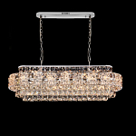 Люстра овальной формы хрустальная в неоклассическом стиле Majesty варинант исполнения - 4 | Loft Concept в Екатеринбурге
