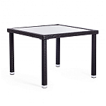 Обеденный комплект из искуственного ротанга Vintara черный варинант исполнения - 11 | Loft Concept в Екатеринбурге