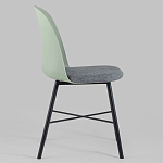 Стул из прочного пластика на металлическом основании Anora Green  варинант исполнения - 3 | Loft Concept в Екатеринбурге