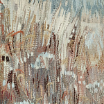 Современный Гобелен из шерсти в бежевых тонах Spring варинант исполнения - 1 | Loft Concept в Екатеринбурге