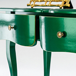 Консоль с выдвижными ящиками Colorfy Green варинант исполнения - 4 | Loft Concept в Екатеринбурге