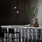 Подвесной светильник с прозрачной стеклянной птичкой Serip Voa варинант исполнения - 9 | Loft Concept в Екатеринбурге