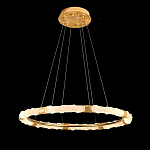 Люстра в форме кольца с золотым декором Warm Heavenly Light варинант исполнения - 9 | Loft Concept в Екатеринбурге
