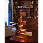 Торшер с каркасом из множества полок Links варинант исполнения - 4 | Loft Concept в Екатеринбурге