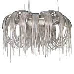 Люстра подвесная круглая с изогнутыми металлическими дугами и ниспадающими цепочками 65 см Atlantis Chain варинант исполнения - 15 | Loft Concept в Екатеринбурге