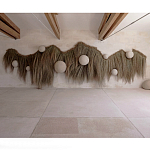 Большая дизайнерская Инсталляция из соломы RAFFIA Installation  варинант исполнения - 7 | Loft Concept в Екатеринбурге