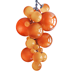 Люстра виноградная гроздь Grape Balls Янтарный цвет варинант исполнения - 2 | Loft Concept в Екатеринбурге