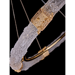 Люстра в форме кольца с золотым декором Warm Heavenly Light варинант исполнения - 3 | Loft Concept в Екатеринбурге