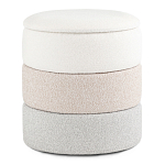 Пуф Three Colors в ткани букле из трех цветов  варинант исполнения - 1 | Loft Concept в Екатеринбурге