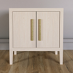 Тумбочка Primo с дверцами шпон Светлый дуб варинант исполнения - 2 | Loft Concept в Екатеринбурге