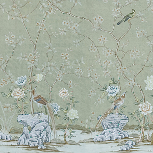 Обои ручная роспись Chatsworth Mercury Grey 