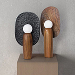 Настольная лампа из дерева Decorative Wooden Lamp варинант исполнения - 2 | Loft Concept в Екатеринбурге