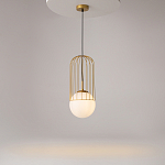 Подвесной светильник Cage Ball Pendant варинант исполнения - 2 | Loft Concept в Екатеринбурге