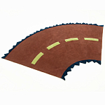 Дизайнерский ковер с изображением дороги Poltronova Autostrada Rug варинант исполнения - 3 | Loft Concept в Екатеринбурге