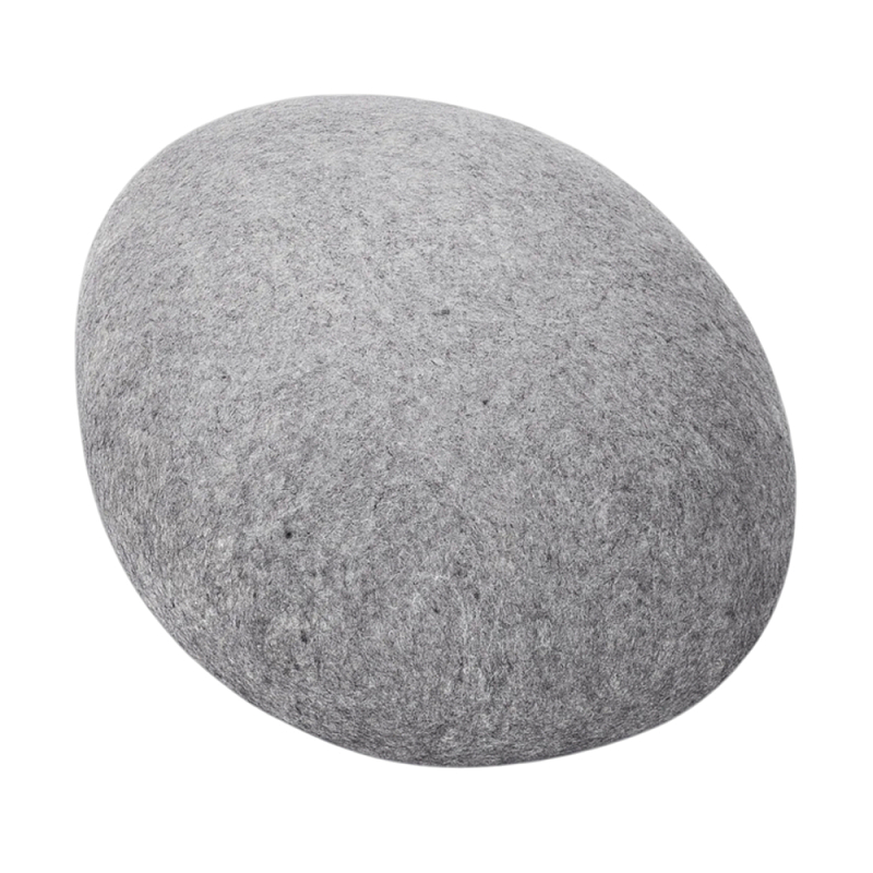 Пуф - Камень SOLID Серый Белый Светло-серый в Екатеринбурге | Loft Concept 
