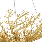 Люстра в форме золотой чаши из кораллов Coral Decor варинант исполнения - 1 | Loft Concept в Екатеринбурге