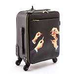 Чемодан дорожный SELETTI Travel Kit Trolley Lipstick Black варинант исполнения - 2 | Loft Concept в Екатеринбурге
