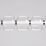 Люстра линейная с 6-ю прозрачными стеклянными плафонами округлой формы HANDLE GRAPE варинант исполнения - 4 | Loft Concept в Екатеринбурге