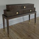 Премиальная Консоль с тремя ящиками Elsa Dreams Walnut варинант исполнения - 1 | Loft Concept в Екатеринбурге