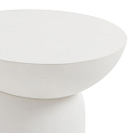 Приставной столик белого цвета Tori варинант исполнения - 3 | Loft Concept в Екатеринбурге