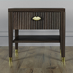 Прикроватная тумбочка с ящиком Elsa Dreams Walnut варинант исполнения - 5 | Loft Concept в Екатеринбурге