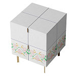 Тумба  Short Lemon Power White варинант исполнения - 2 | Loft Concept в Екатеринбурге