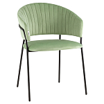 Стул в велюре фисташкового цвета Horizon варинант исполнения - 1 | Loft Concept в Екатеринбурге