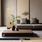 Торшер из натурального камня Stone Constructor варинант исполнения - 8 | Loft Concept в Екатеринбурге