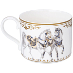 Чайный сервиз из фарфора с изображением лошадей на 6 персон 14 предметов Porcelain Horse Set варинант исполнения - 4 | Loft Concept в Екатеринбурге