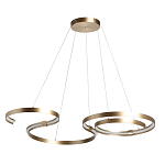 Люстра подвесная светодиодная в виде волнообразной ленты Ribbon Vortex варинант исполнения - 15 | Loft Concept в Екатеринбурге