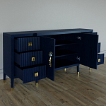 Большой Комод-буфет Elsa Dreams Blue с ящиками варинант исполнения - 6 | Loft Concept в Екатеринбурге