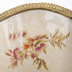 Ваза голубого цвета из фарфора с цветочным рисунком и бронзовой стрекозой Blue Garden варинант исполнения - 2 | Loft Concept в Екатеринбурге