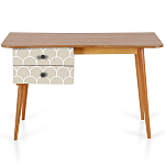 Письменный стол с принтом на ящиках Elise Desk варинант исполнения - 4 | Loft Concept в Екатеринбурге