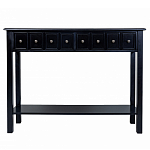 Черная консоль с выдвижными ящиками Monica варинант исполнения - 1 | Loft Concept в Екатеринбурге