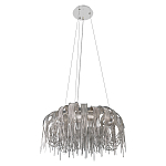 Люстра круглая подвесная с металлическими дугами и длинными цепочками 80 см Atlantis Chain варинант исполнения - 4 | Loft Concept в Екатеринбурге